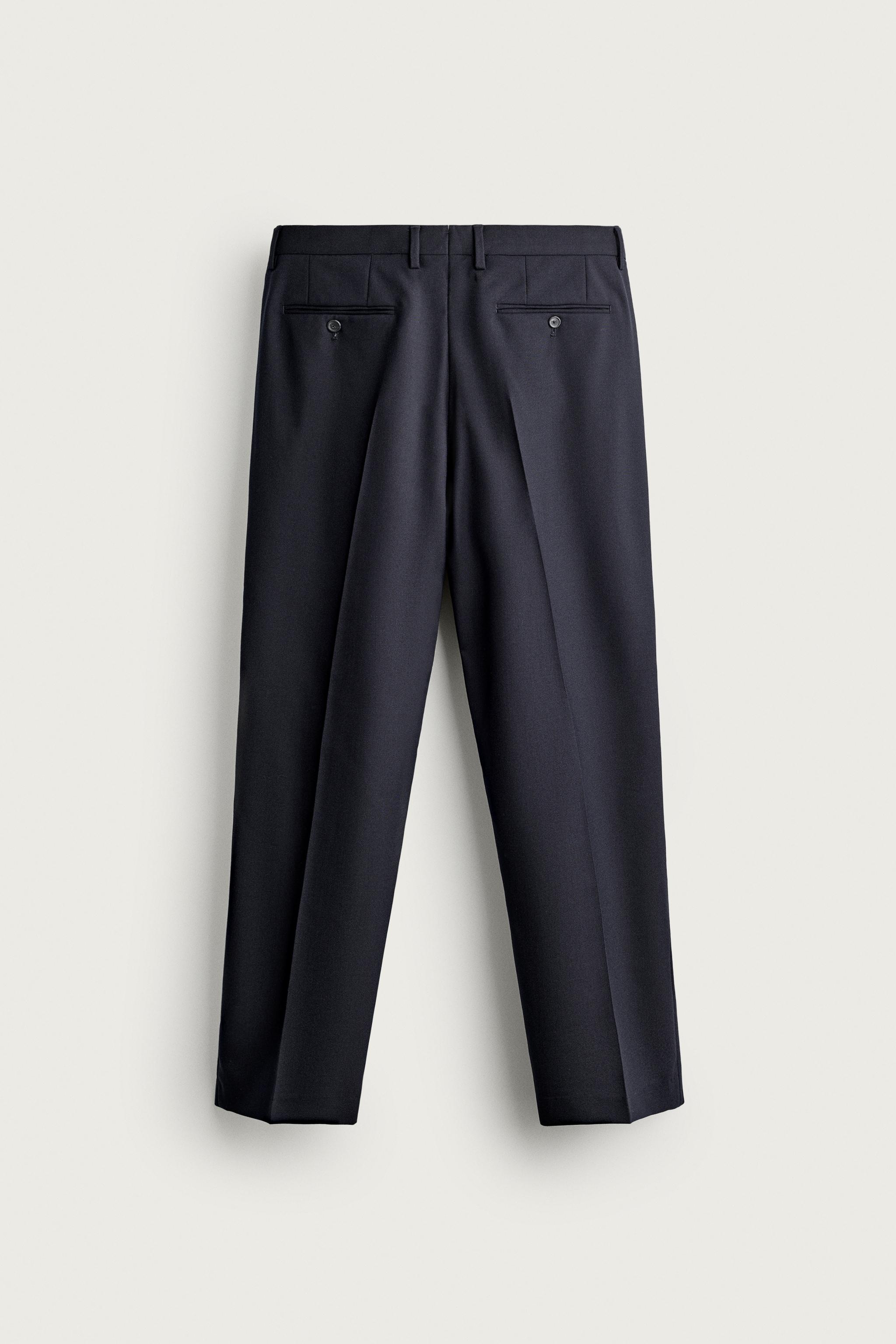 PANTALON DE COSTUME 100% LAINE