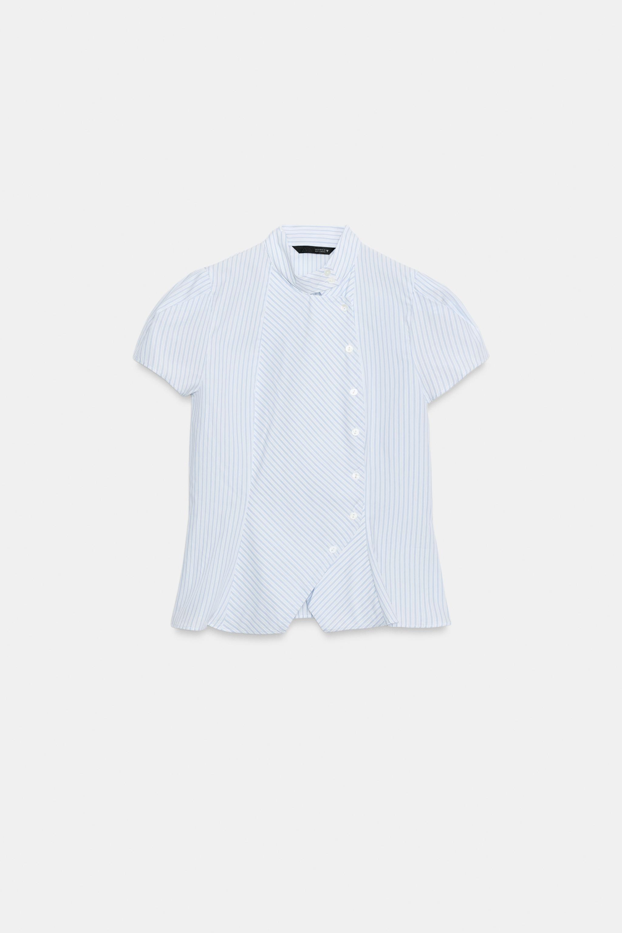 Zara KISA KOLLU GÖMLEK görsel 6