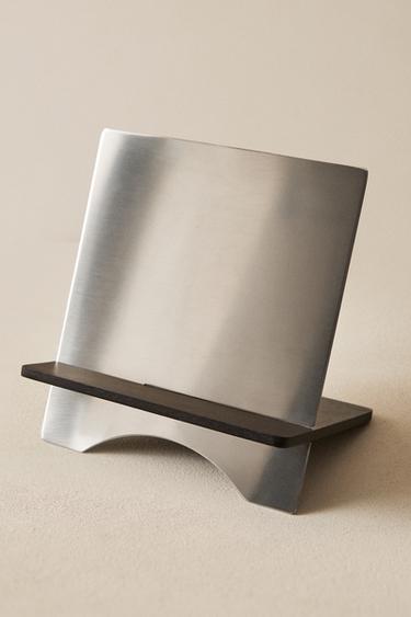 Zara WOODEN BOOK STAND - Steel