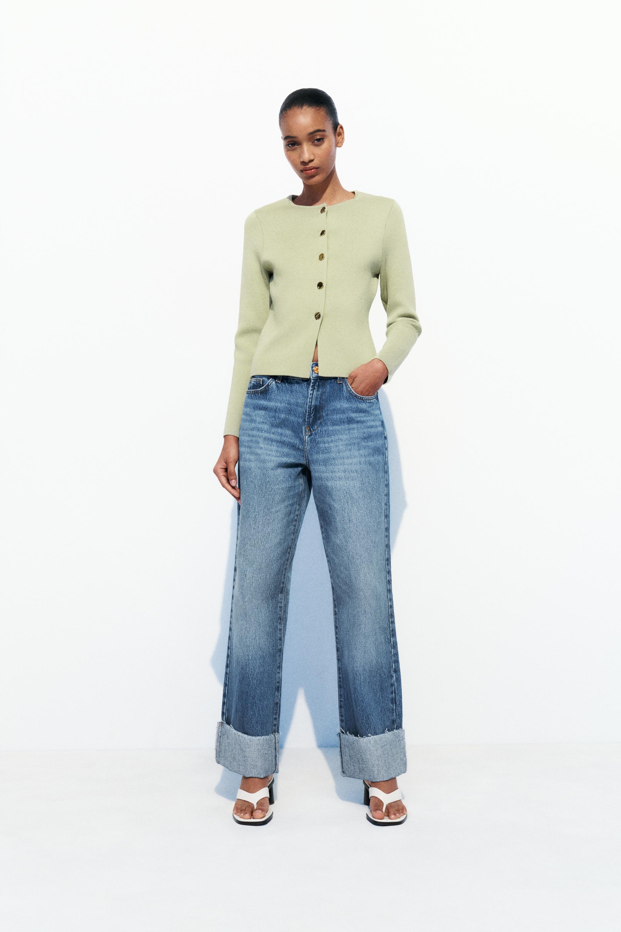 TAILORED KNIT CARDIGAN - Pistachio | ZARA United States