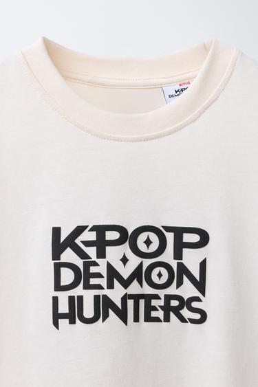 T-SHIRT IMPRIMÉ KPOP DEMON HUNTERS™ NETFLIX © - Écru de Zara - Image 2