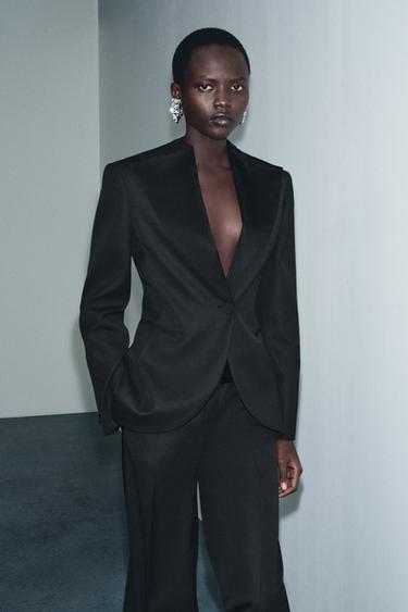 Zara ZW COLLECTION LIMITED EDITION SASH PANTS - Black