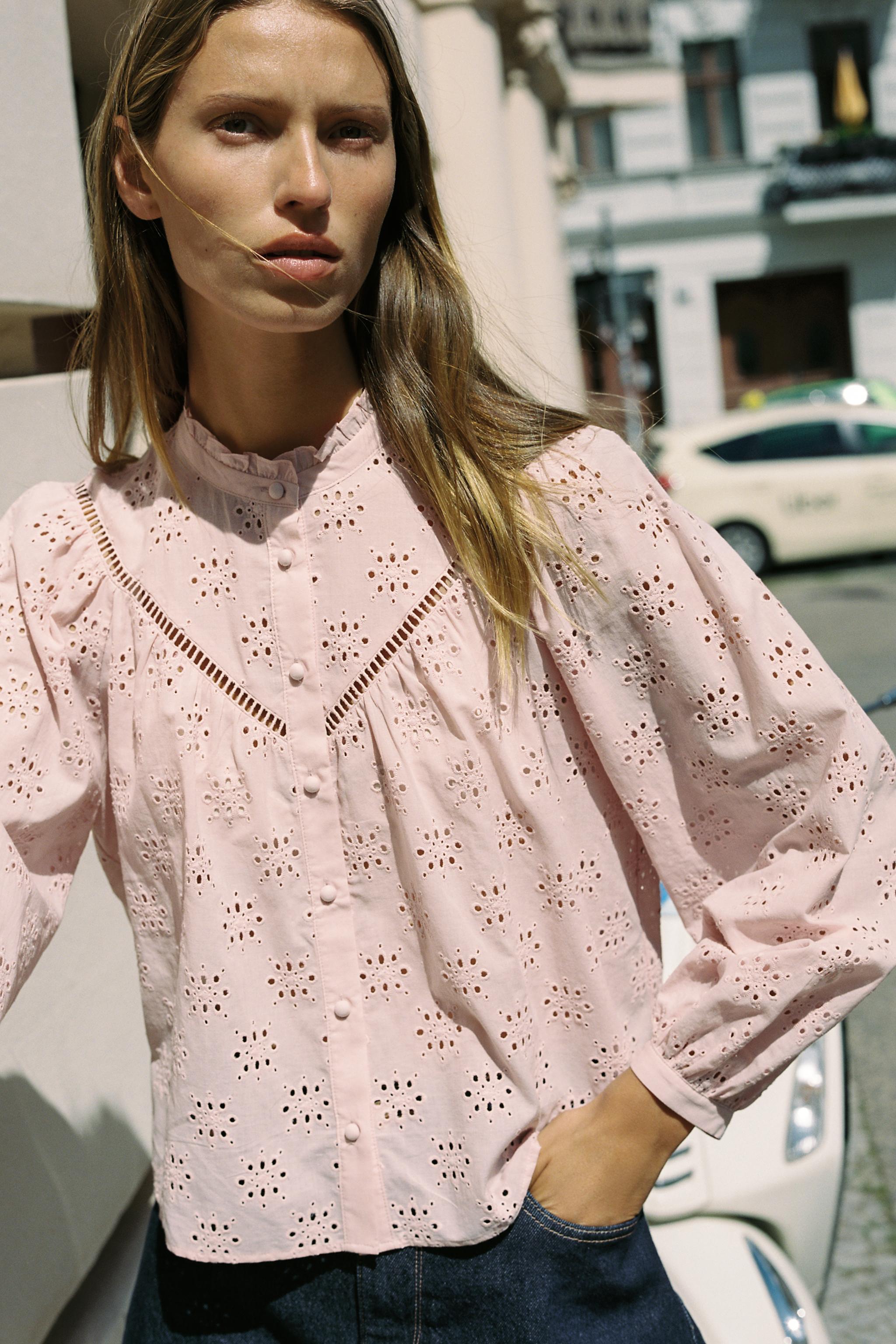 シャツ＆ブラウス - レディース エンブロイダリー | ZARA 日本