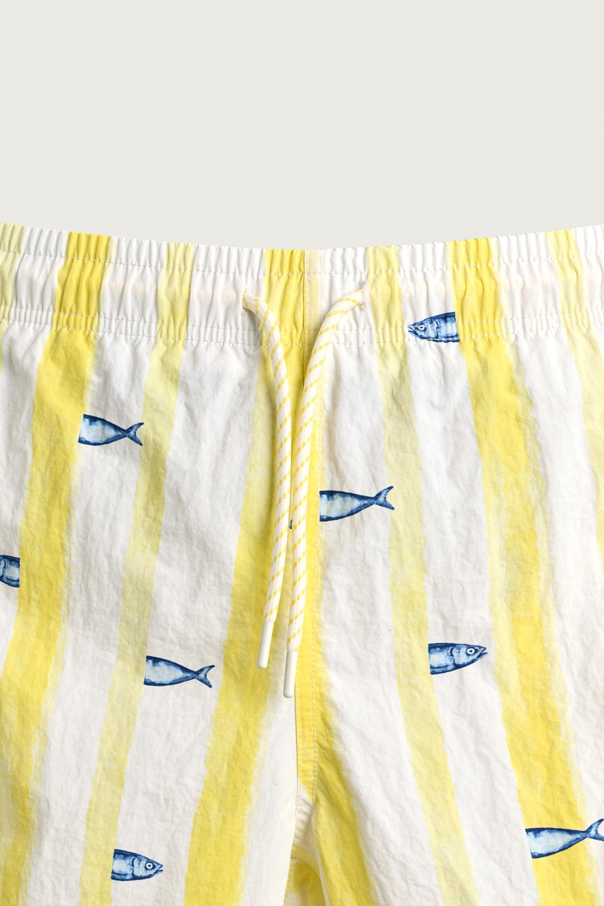 LONG FISH PRINT SWIMSUIT