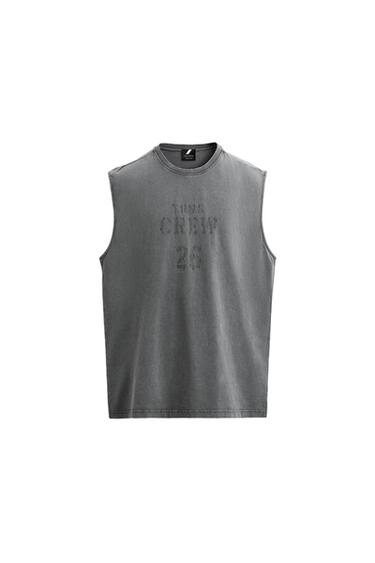 CAMISETA TANK TRAINING - Gris antracita de Zara