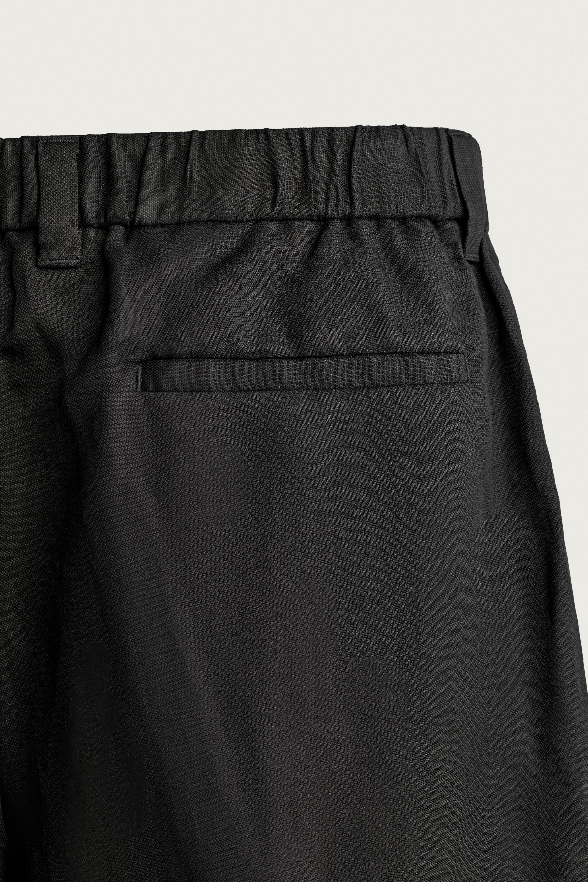 Мужские шорты Zara TEXTURED PLEATED SUIT SHORTS — фото 8