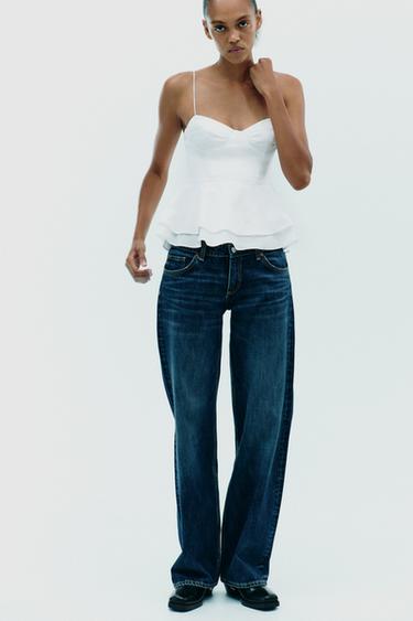 PEPLUM TOP - White by Zara