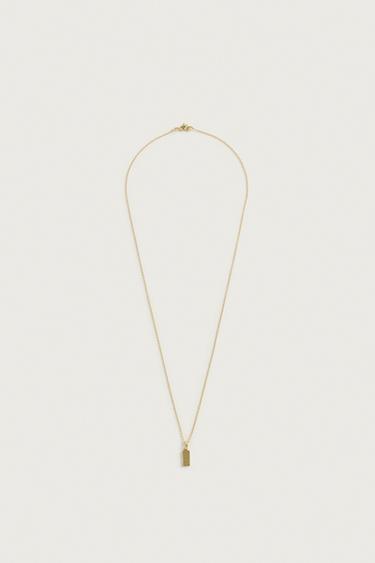 PLATE PENDANT CHAIN — Golden 1