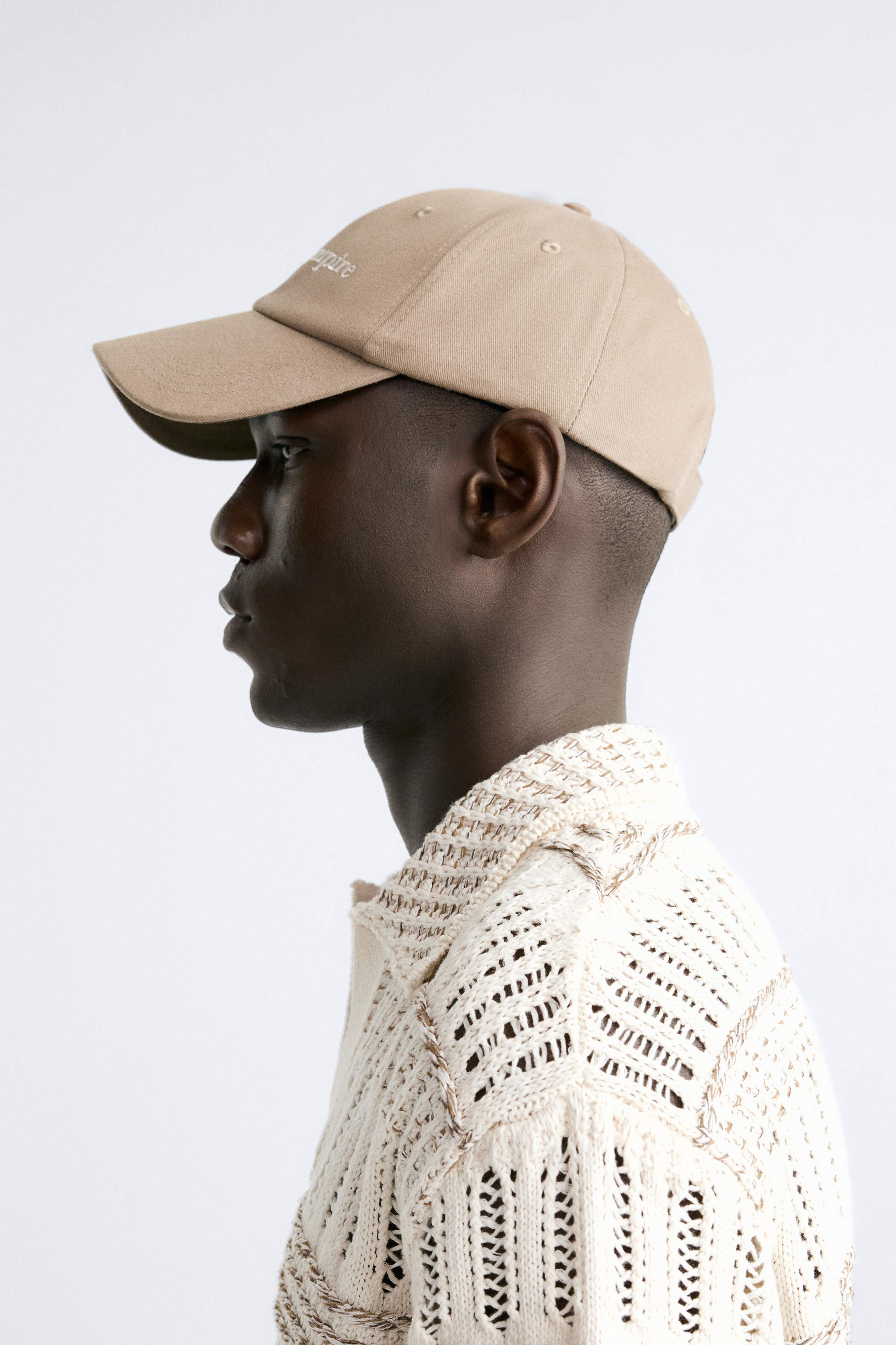 EMBROIDERED CAP - Beige | ZARA Canada