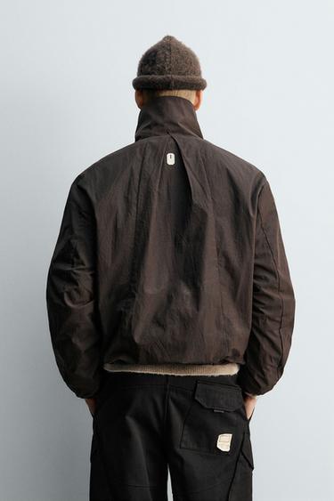 VESTE COUPE-VENT TECHNIQUE ANORAK X SR_A - Chocolat de Zara - Image 2