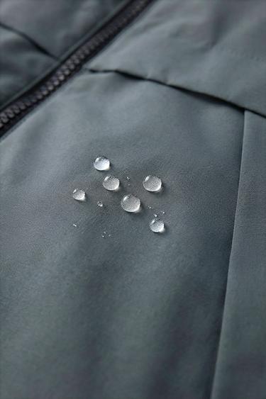 TEXT WATER-REPELLENT JACKET - Steel by Zara - Image 8