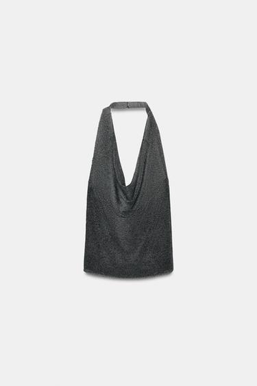 TOP DE MALHA COM FIO METALIZADO - 334 da Zara - Imagem 0