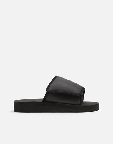 PADDED SANDALS - Black by Zara