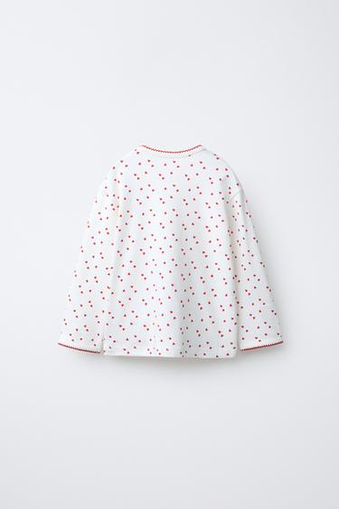 1 1/2-6 YEARS/ HEART PYJAMAS - Ecru by Zara - Image 2
