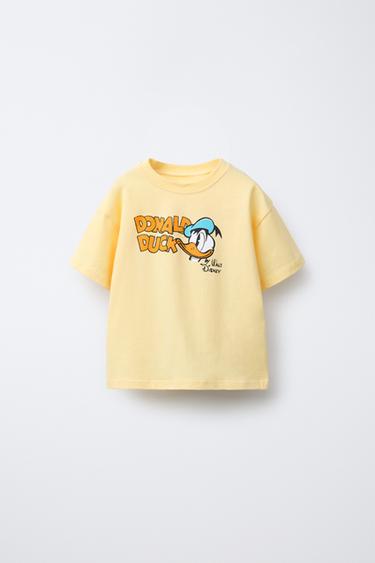 Zara DONALD DUCK © DISNEY PRINT T-SHIRT - Yellow