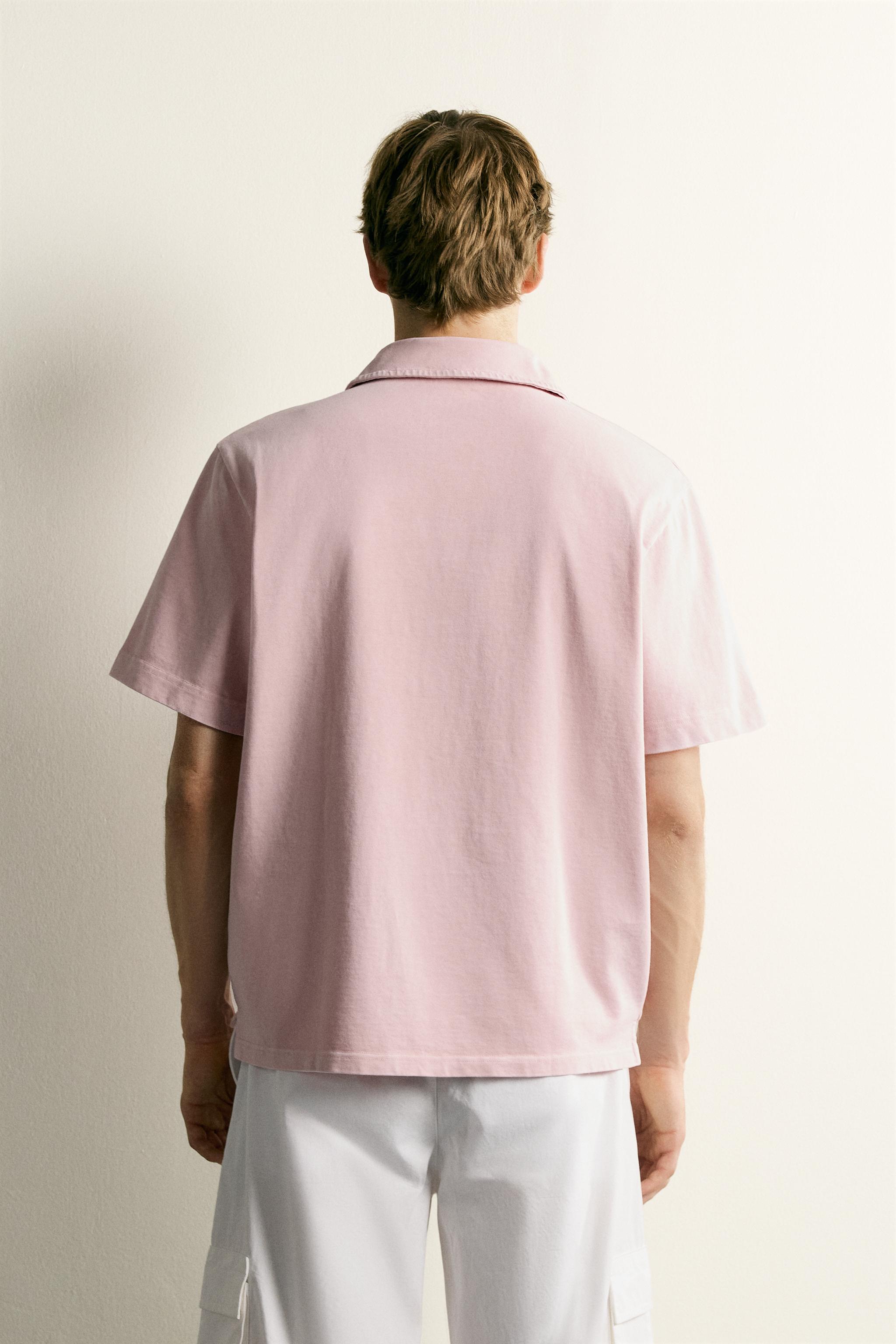 REGULAR FIT TEXTURED POLO