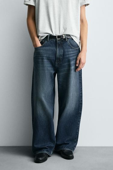 BAGGY FIT JEANS - Blue by Zara