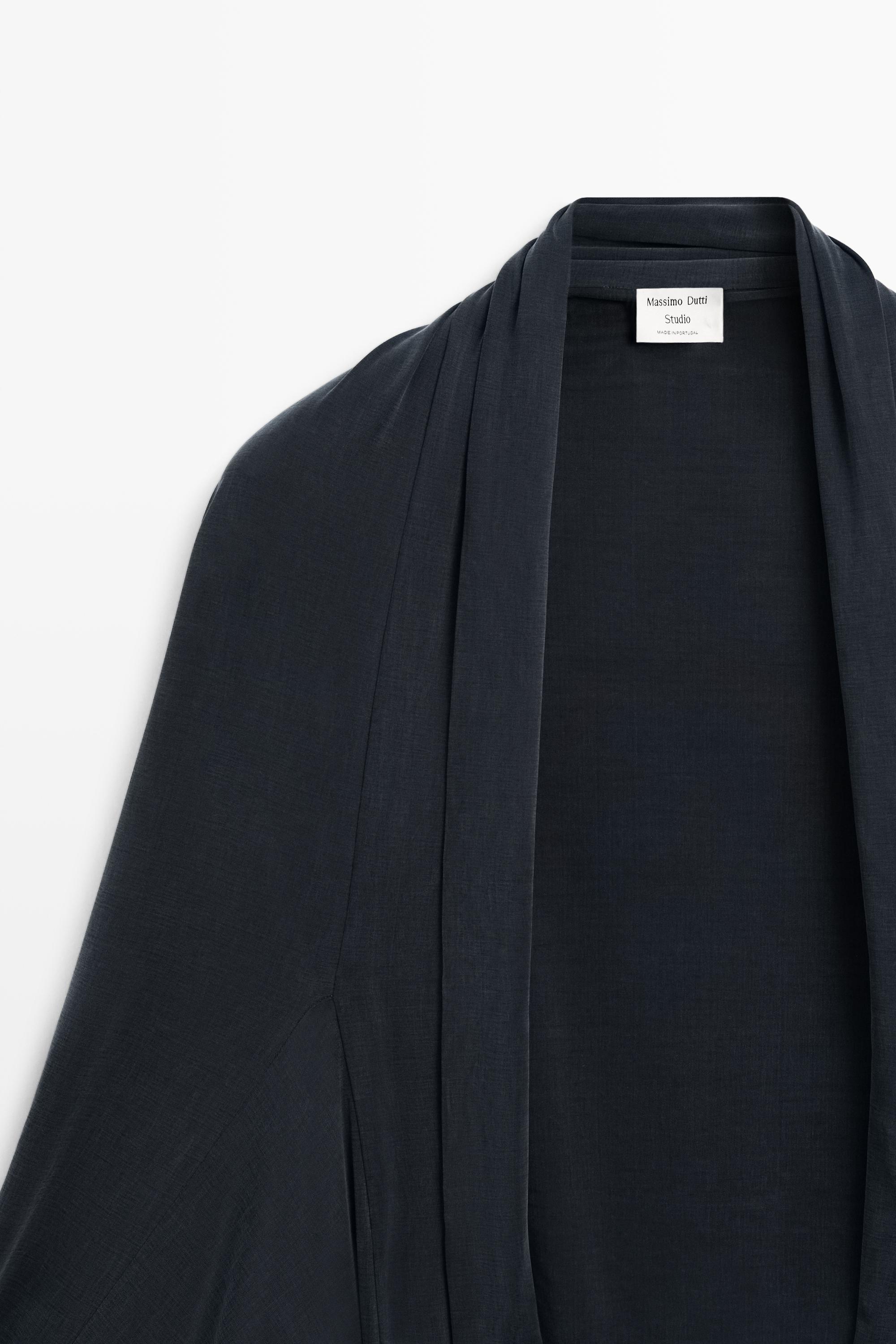 Draped Bolero Top - STUDIO - Blue | ZARA United States