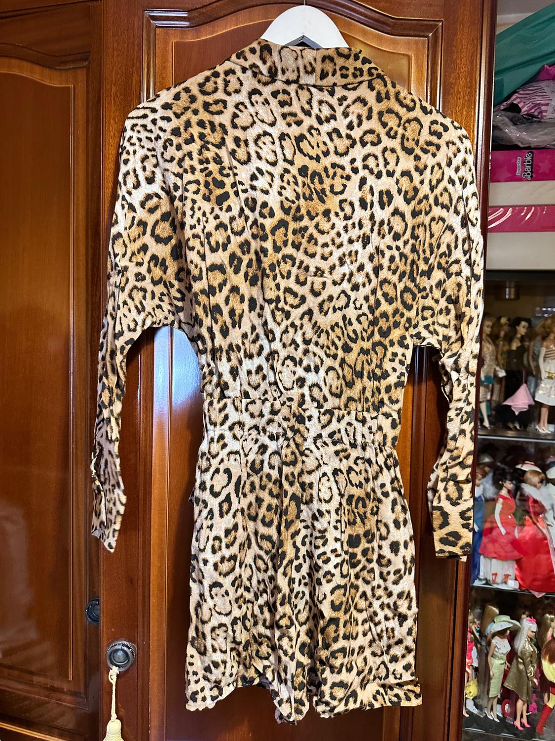 LEOPARD PRINT JUMPSUIT DRESS - Image 5
