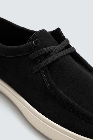 CASUAL LEATHER SHOES - Black by Zara - Image 6