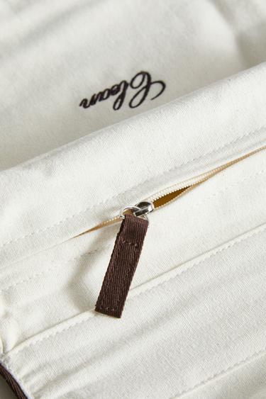 TROUSSE DE TOILETTE COTON « WASH » ET « CLEAN » - Écru de Zara - Image 4