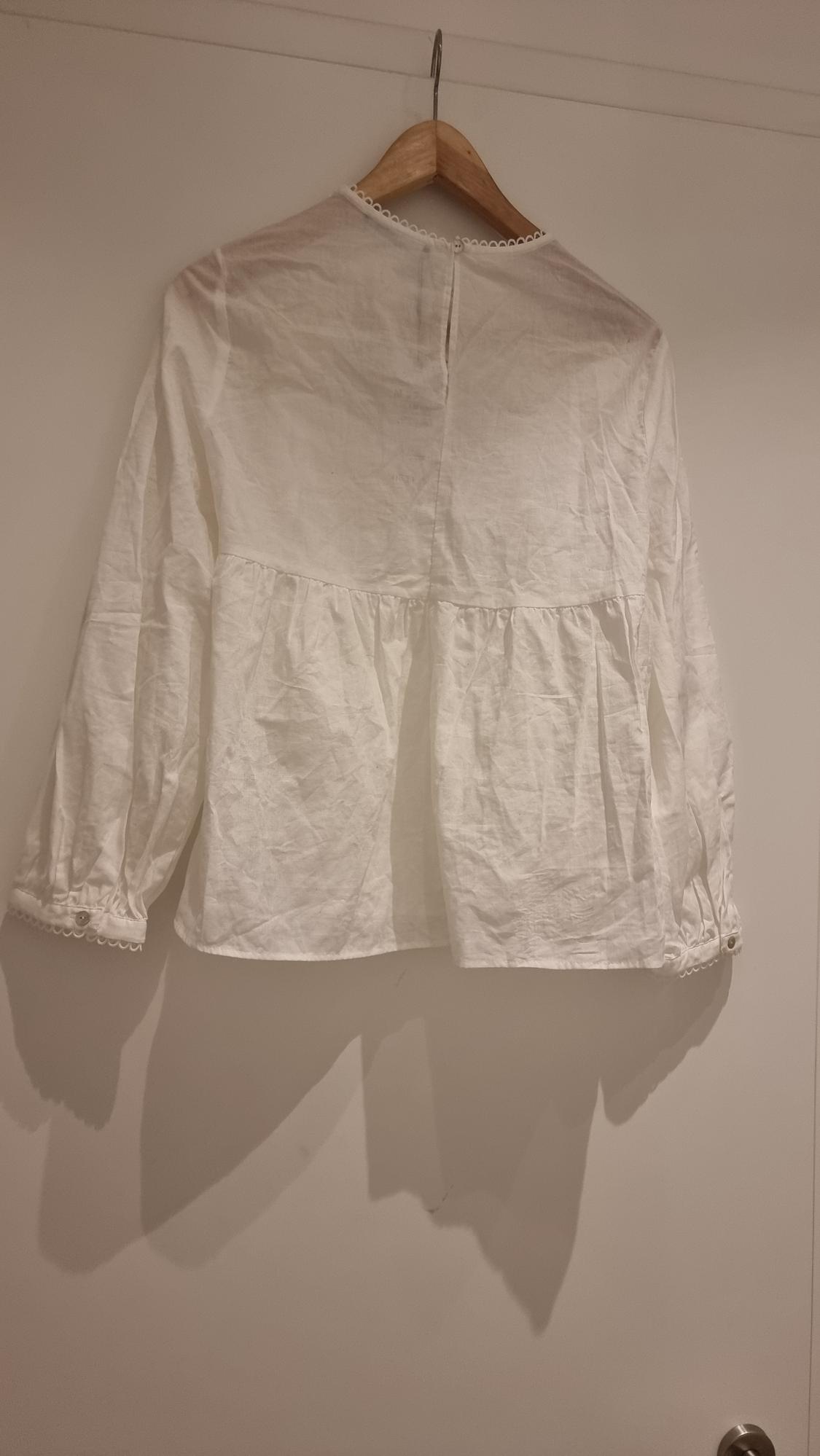 BLOUSE WITH SLIT - Image 2