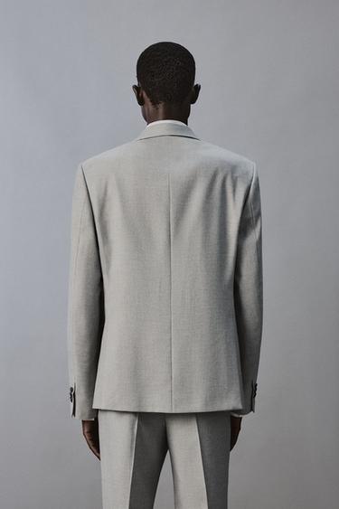 VESTE DE COSTUME CONFORT - Gris de Zara - Image 2