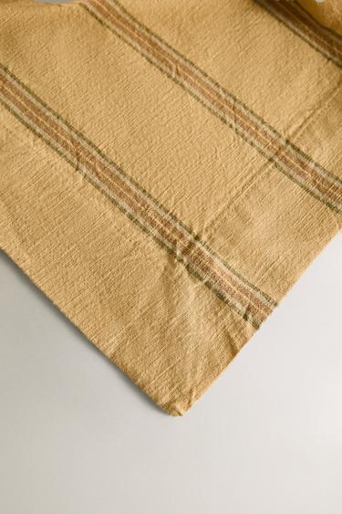 NAPPE RAYURES FIL TEINT - Moutarde de Zara - Image 2