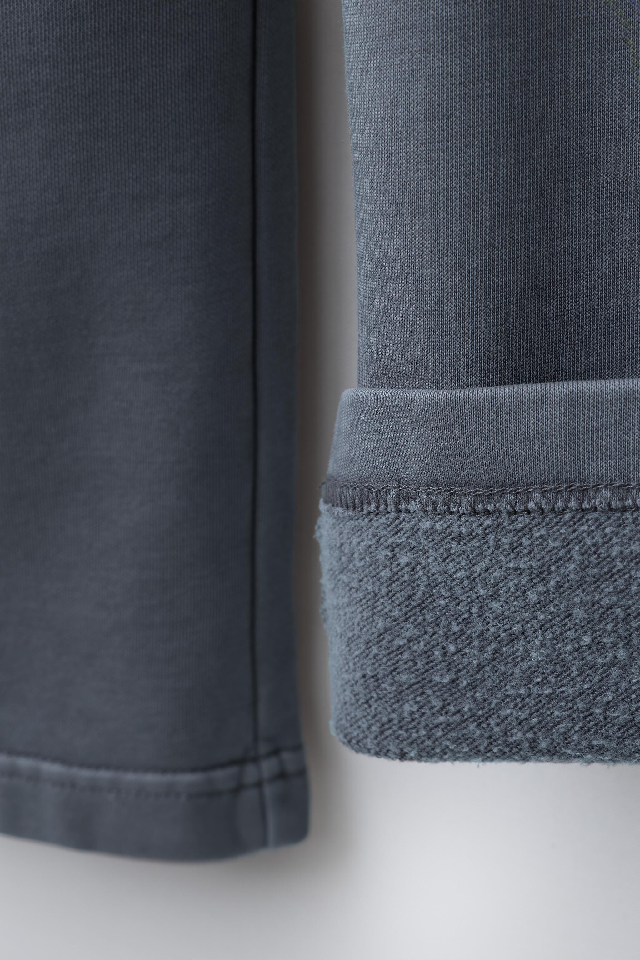 PANTALON WIDE LEG EFFET DÉLAVÉ