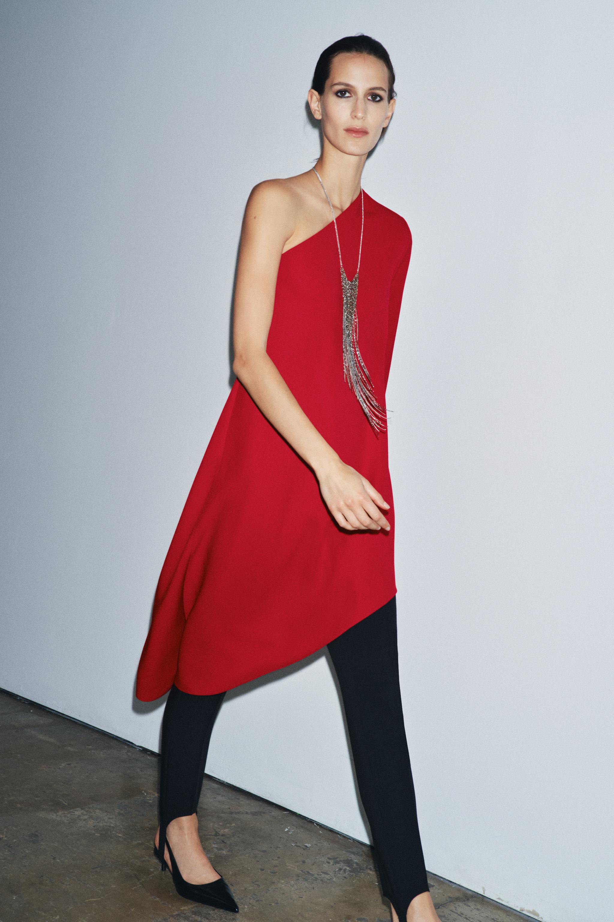 ZW COLLECTION ASYMMETRIC LONG DRESS