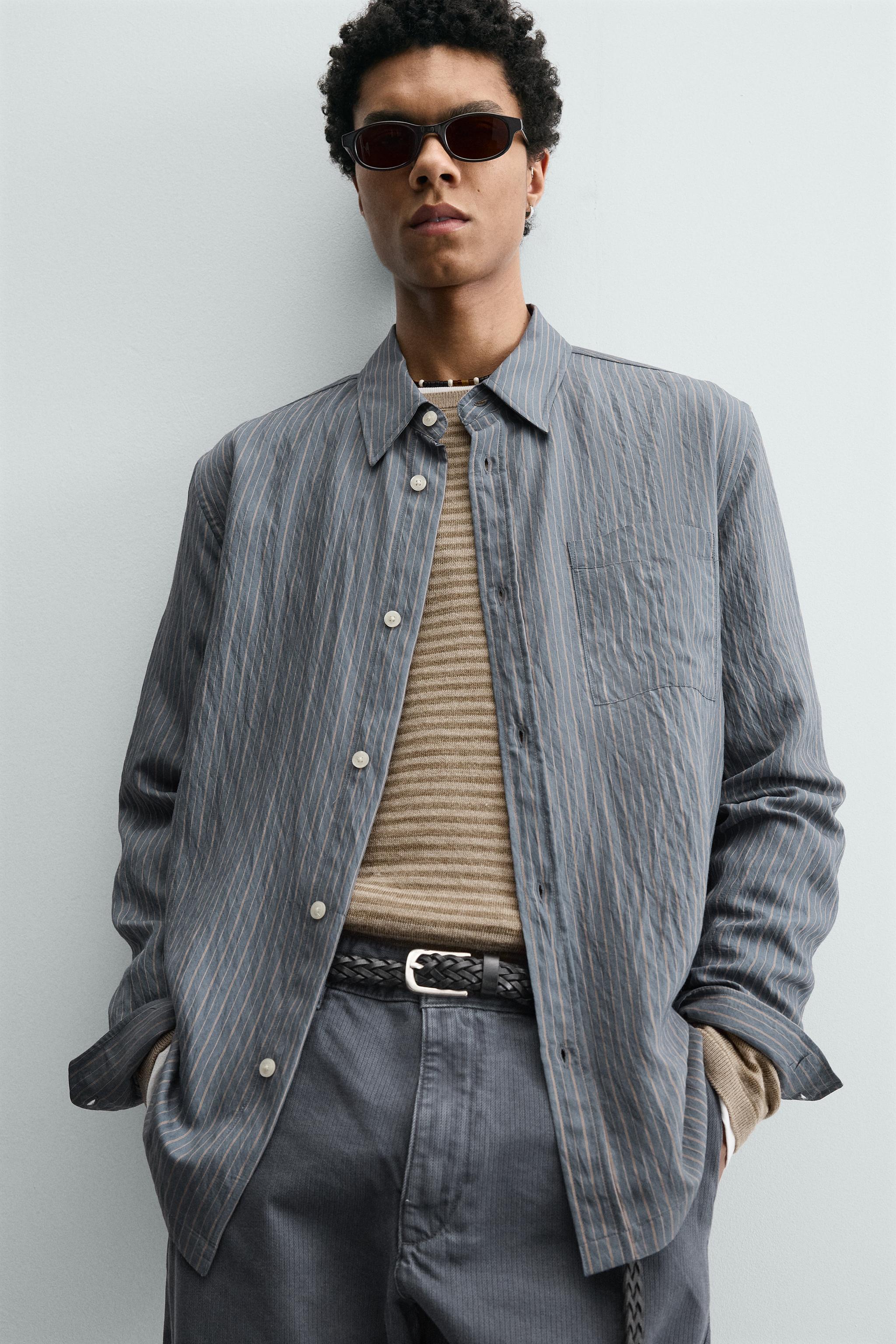 CHEMISE FLUIDE À RAYURES