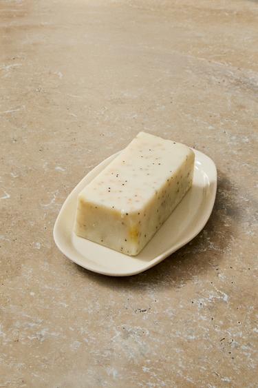 TEXTURED BATHROOM SOAP DISH - White by Zara - Image 5