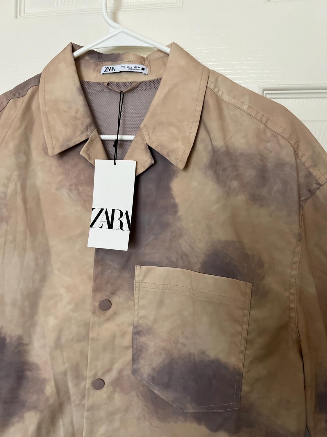 TIE DYE PRINT OVERSHIRT - Image 2
