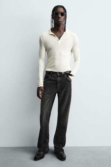 BOTA COWBOY DE COURO - Preto da Zara - Imagem 0