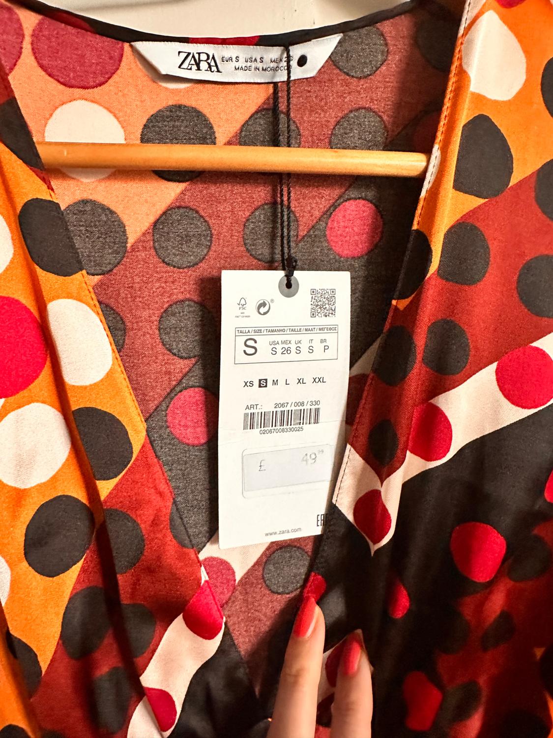 PRINTED MIDI DRESS - Image 7