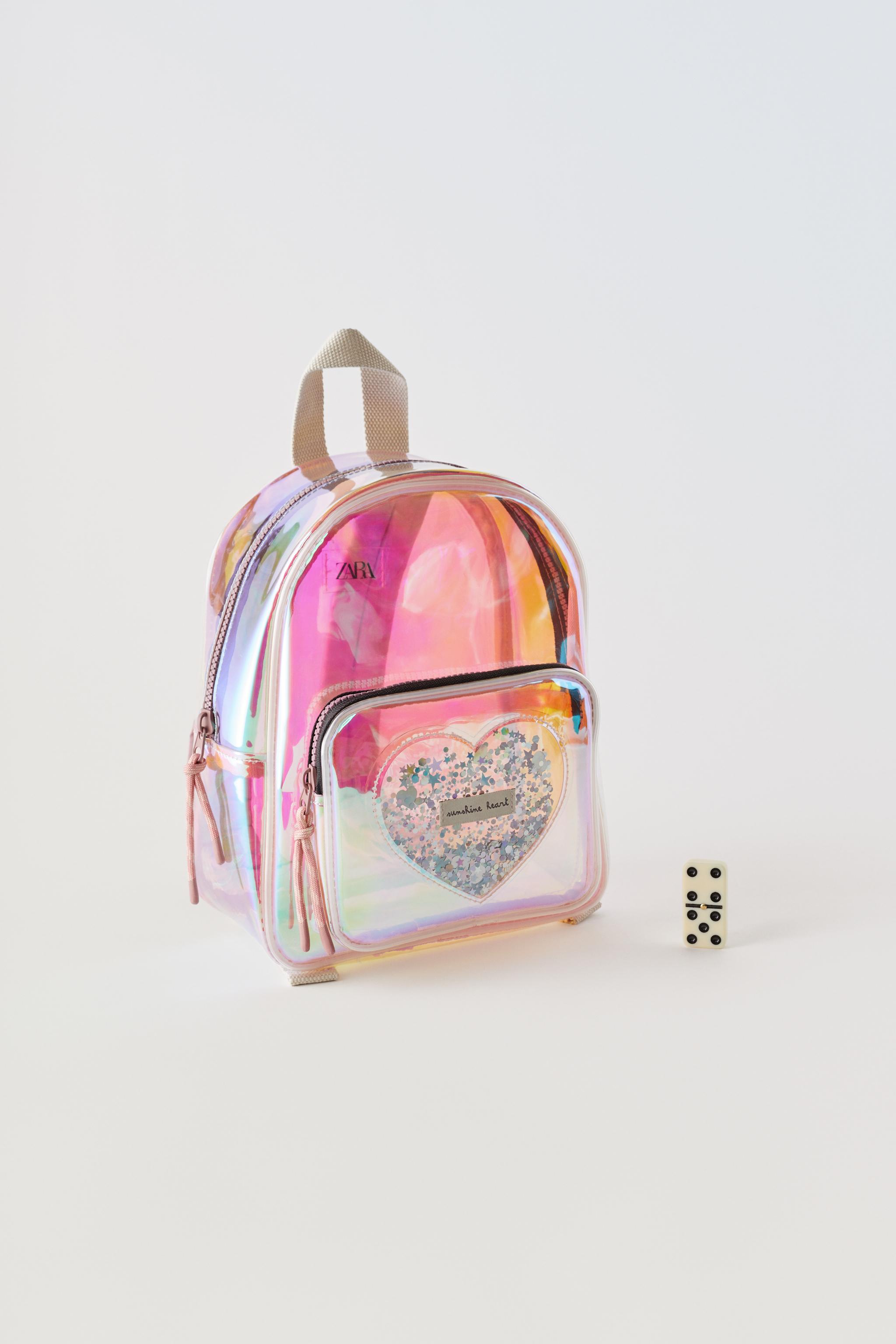 MINI IRIDESCENT BACKPACK Pink ZARA New Zealand