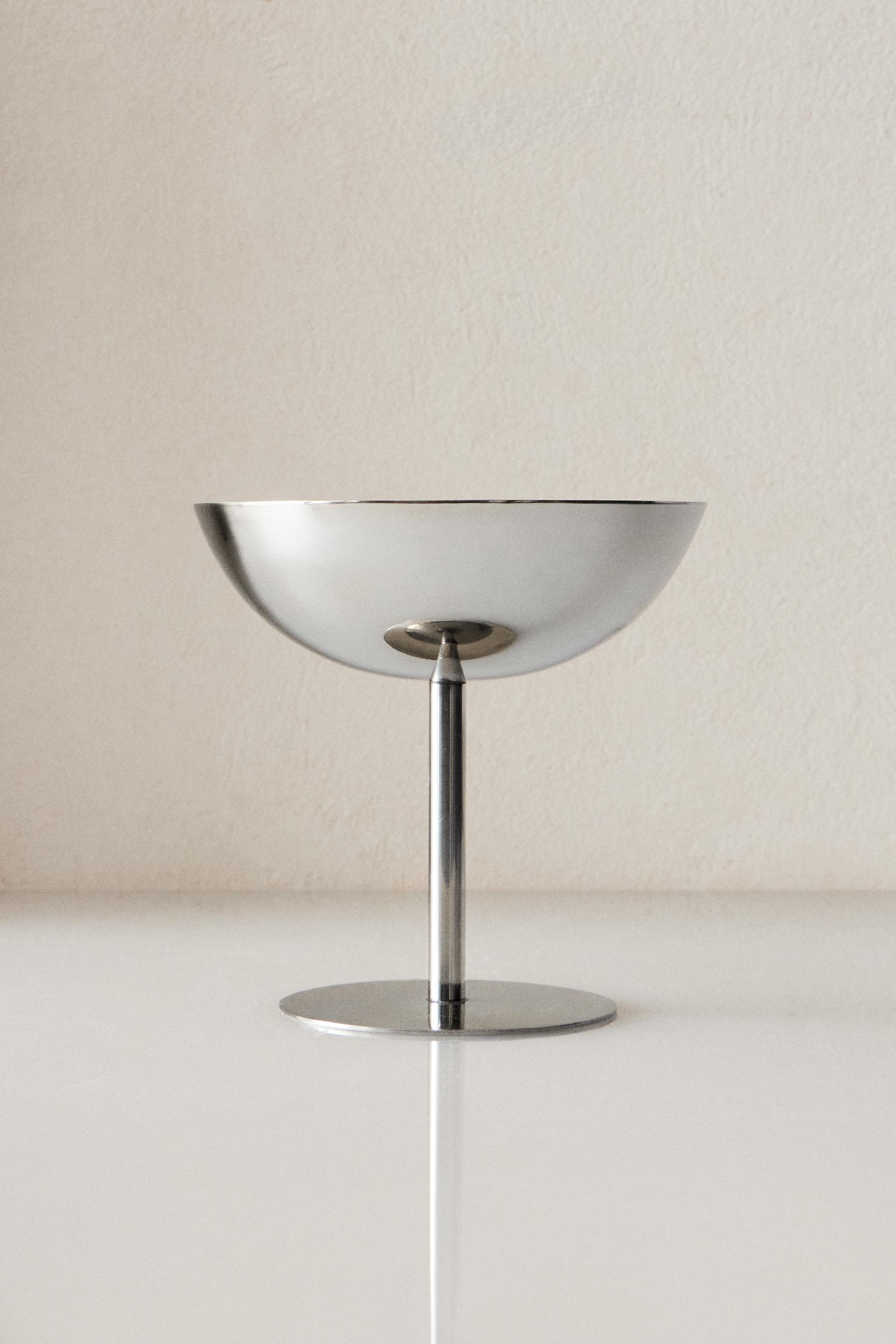 SHINY METAL WINE GLASS - Silver | ZARA United States