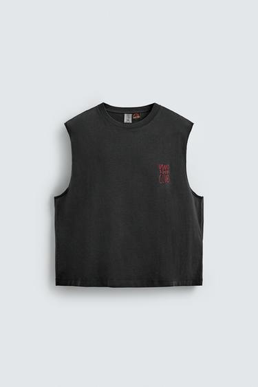 JURASSIC PARK© UCS LLC AND AMBLIN X DYLAN´S T-SHIRT CLUB X ZARA ILLUSTRATED T-SHIRT - Dark anthracite by Zara