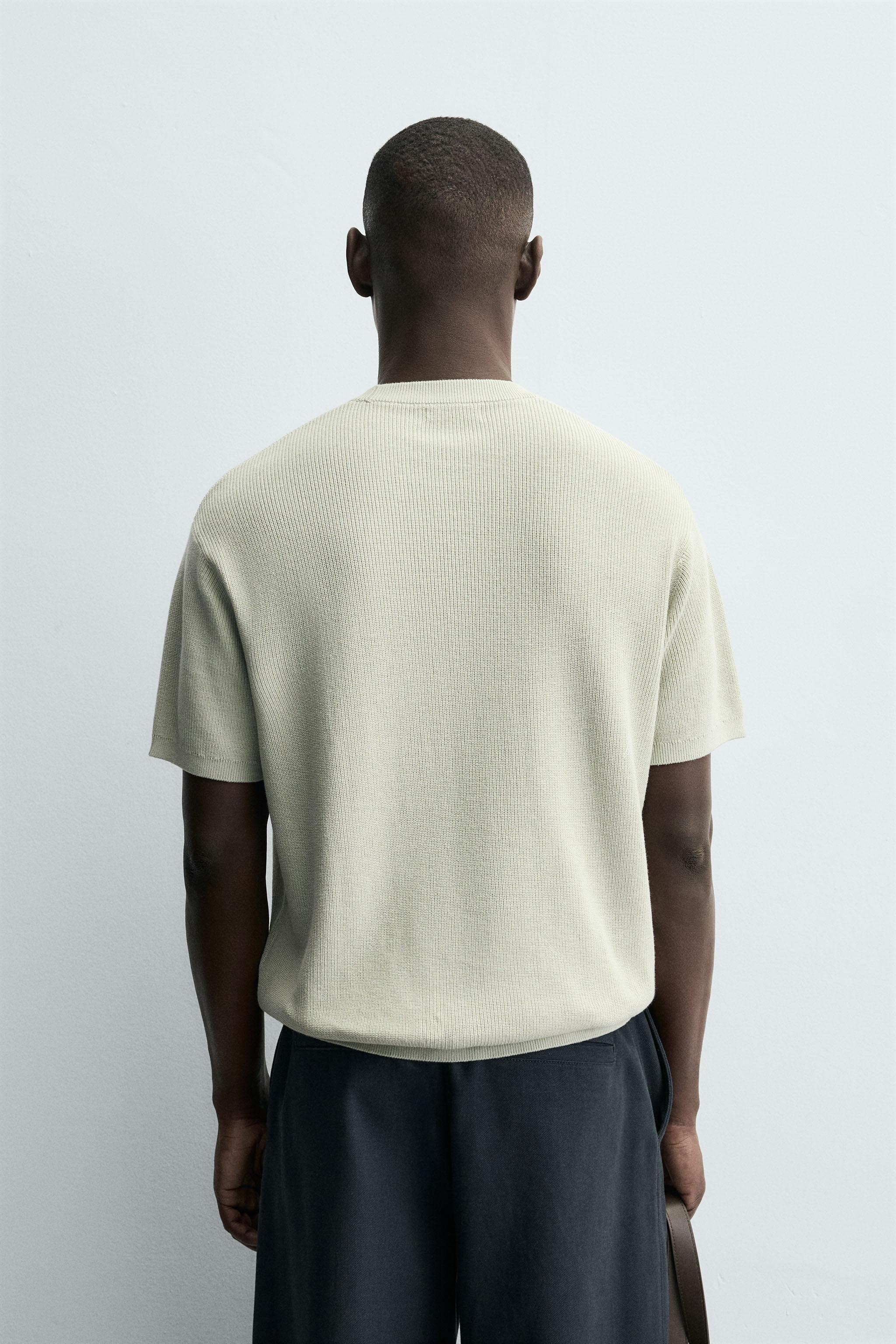 PURL KNIT T-SHIRT