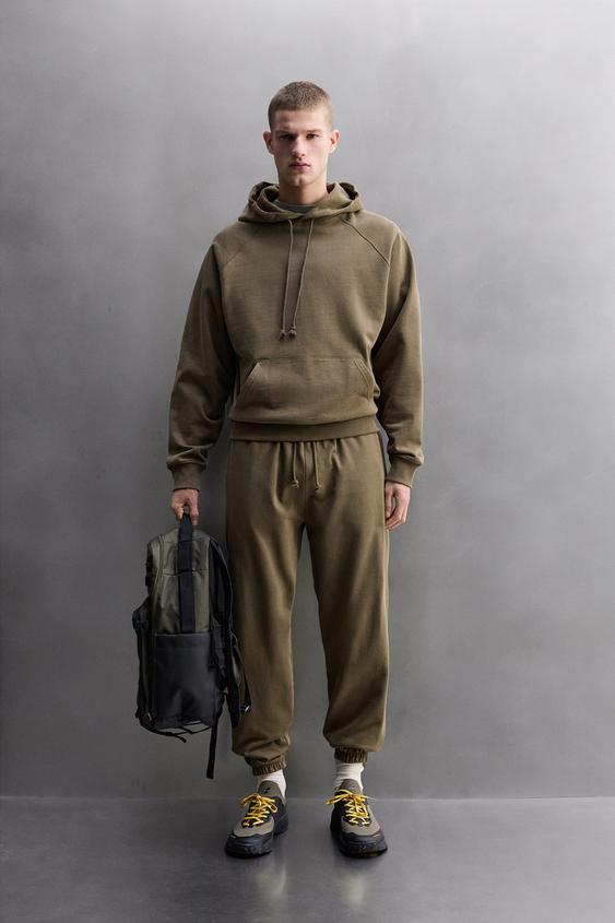 WASHED HOODIE WORKOUT SWEATSHIRT