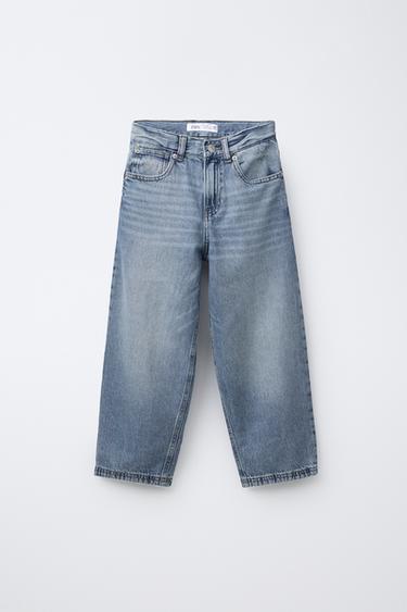 RELAXED BAGGY JEANS - Blue by Zara