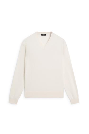 Jersey punto 100% cashmere - Crudo de Zara