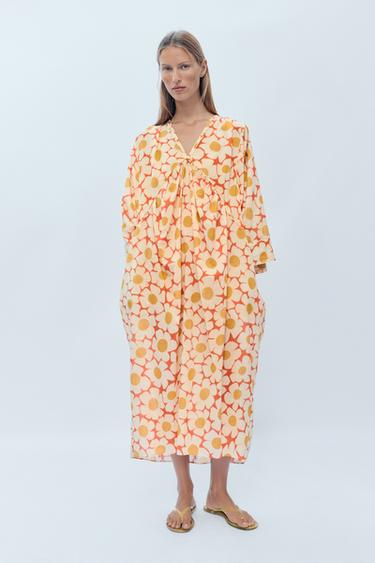 Zara LIMITED EDITION JELLY FLAT SANDALS - Vanilla Yellow