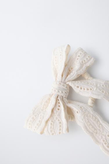 2-PACK OF CUT-OUT BOW SCRUNCHIES - Multicoloured by Zara - Image 2