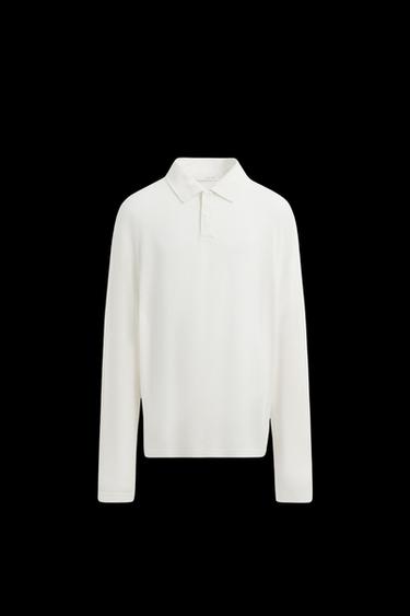 POLOSHIRT VISKOSE-LEINEN - Cremefarben von Zara - Bild 0