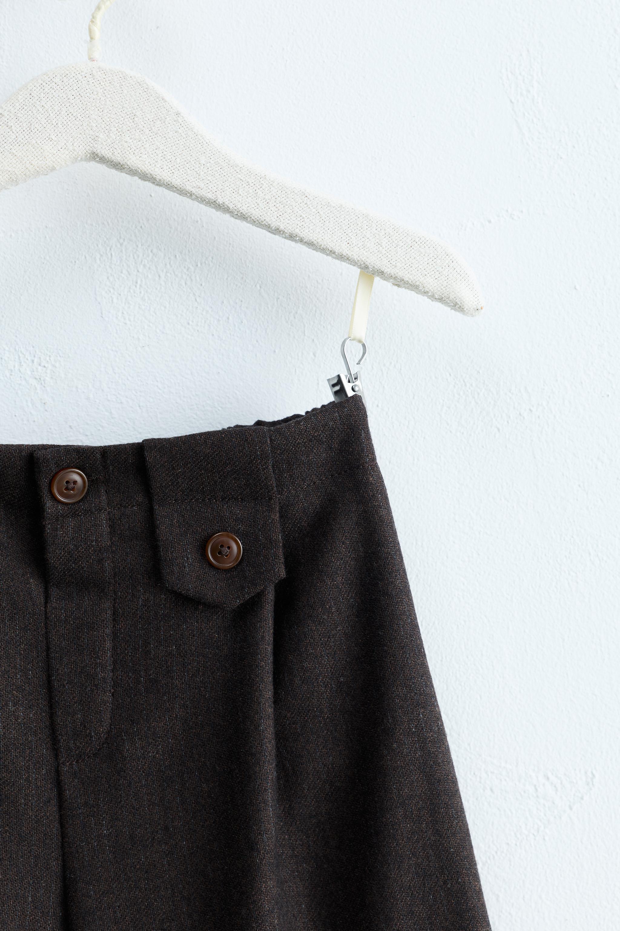 ZARA TIMELESS - WOOL WIDE-LEG PANTS