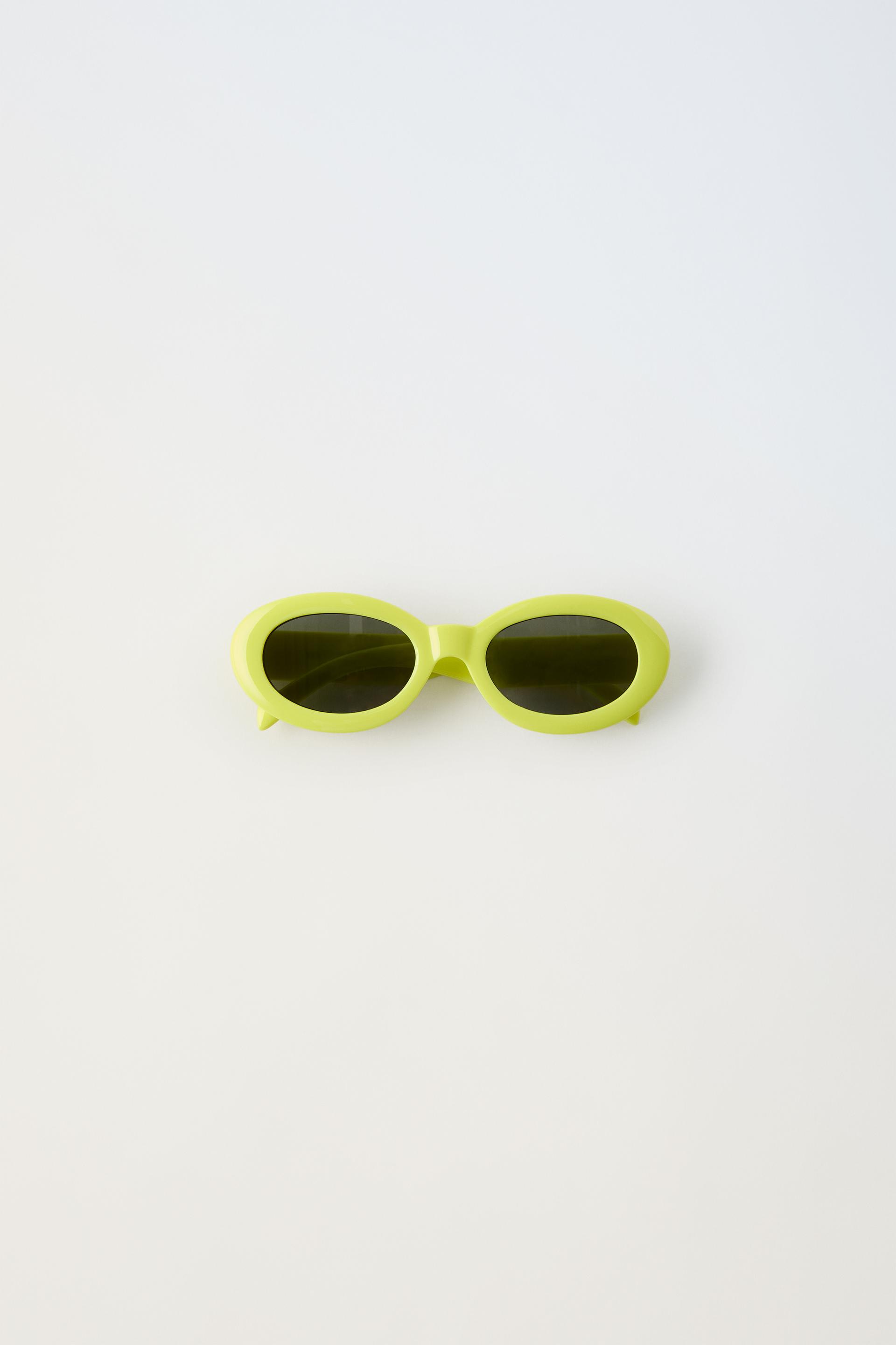 Zara - Plastic Frame Mirror Sunglasses - Blue - Kids