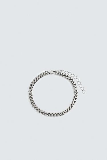 METAL LINK BRACELET - Silver by Zara