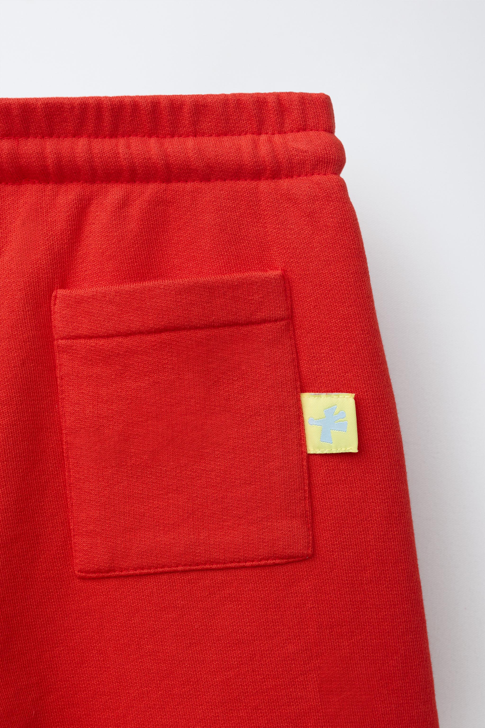 Детские шорты Zara LOGO PLUSH SHORTS — фото 5