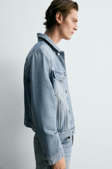 RELAXED FIT DENIM JACKET - Light blue by Zara - Image 6
